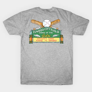 Grebes / Elwood Field  (front & back) T-Shirt